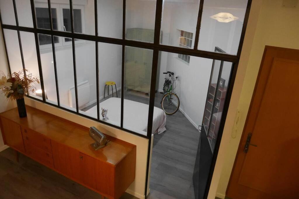 Superbe Loft 100M2 Proche Cathedrale Avec Parking Apartment Reims Bagian luar foto