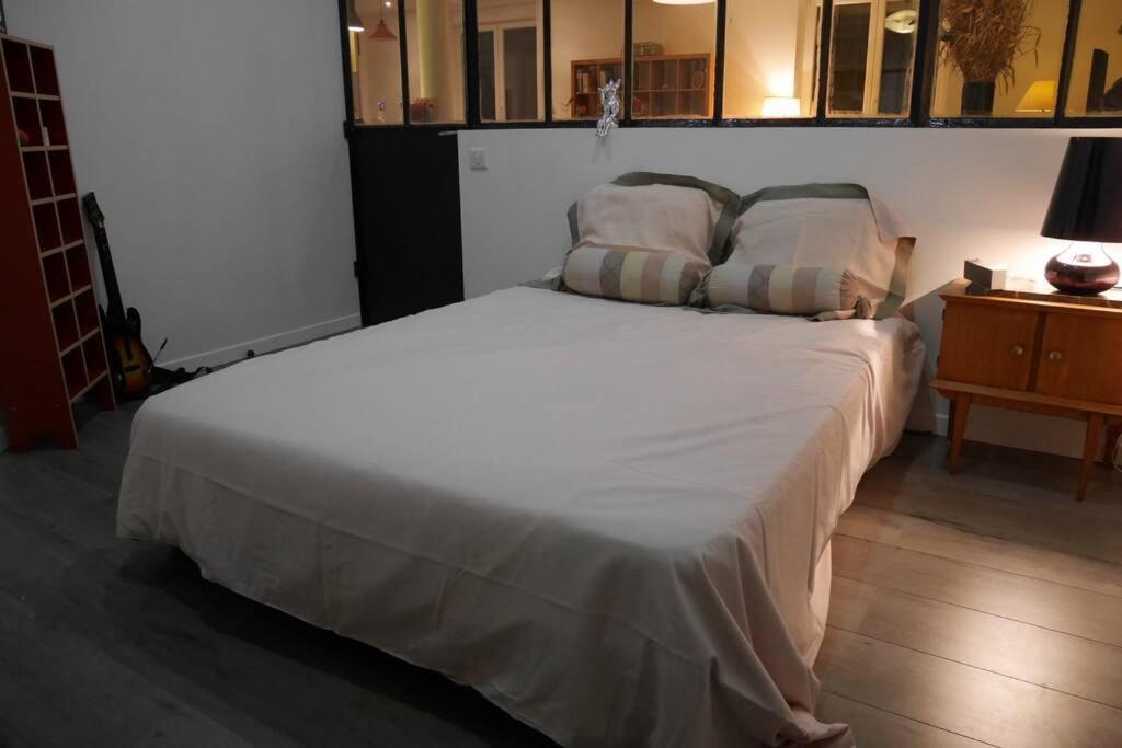 Superbe Loft 100M2 Proche Cathedrale Avec Parking Apartment Reims Bagian luar foto